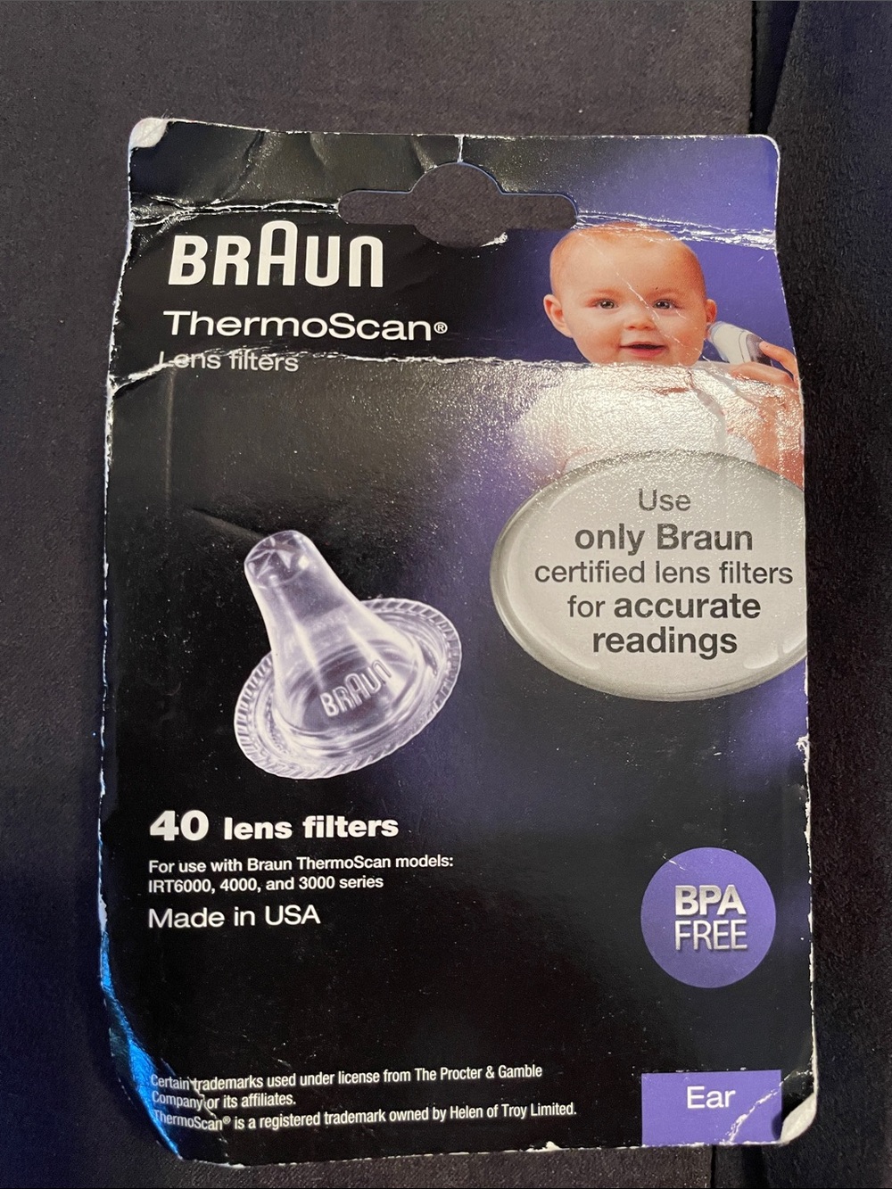 ThermoScan Lens Filters - Clear (Pack of 40)